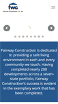 Mobile Screenshot of fairwayconstruction.net